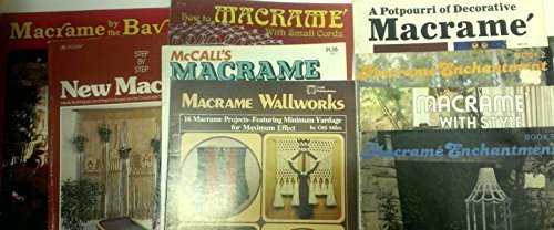 9 Volumes of Macrame Craft Booklets