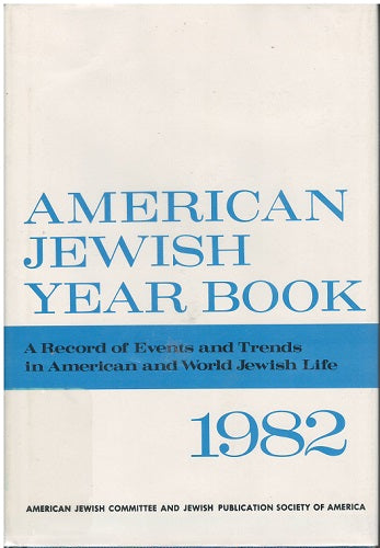 American Jewish Year Book 1982, Volume 82