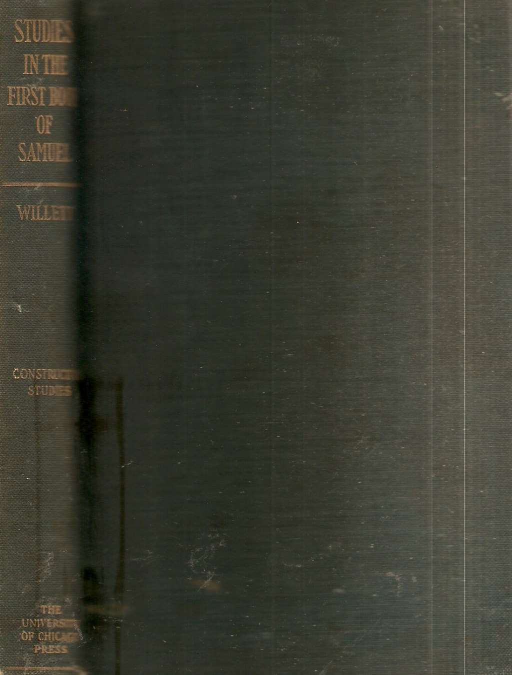 Studies in the First Book of Samuel (Constructive Studies)