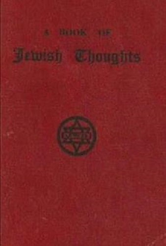 A Book of Jewish Thoughts
