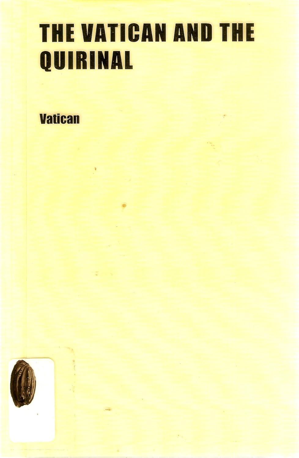 The Vatican and the Quirinal