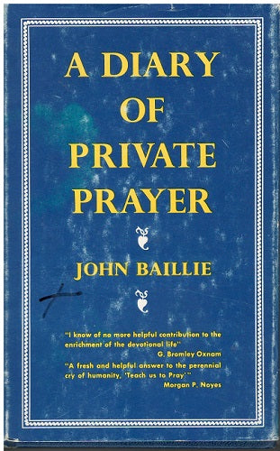 A Diary of Private Prayer BY JOHN BAILLIE