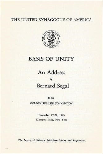 Basis of Unity: An Address to the Golden Jubilee Convention