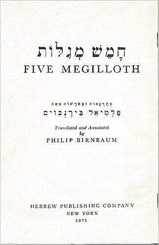 Five Megilloth
