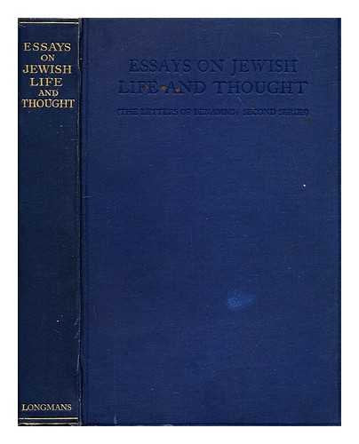 Essays on Jewish life and thought : the letters of Benammi [i.e. Mordecai Epstein]: second series / Essays