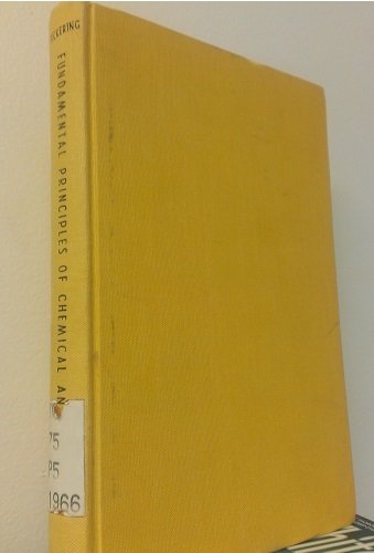 Fundamental Principles of Chemical Analysis