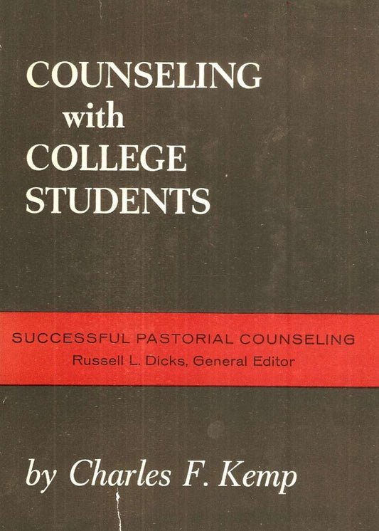 Counseling with College Students [Succesful Pastorial Counseling