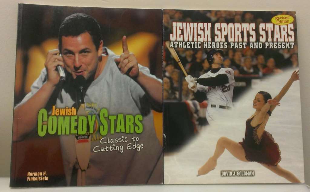 2 Volumes of Kar-Ben Kids Books: Jewish Sports Stars Athletic heroes Past & Present and Jewish Comedy Stars Classic to Cutting Edge