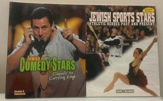 2 Volumes of Kar-Ben Kids Books: Jewish Sports Stars Athletic heroes Past & Present and Jewish Comedy Stars Classic to Cutting Edge