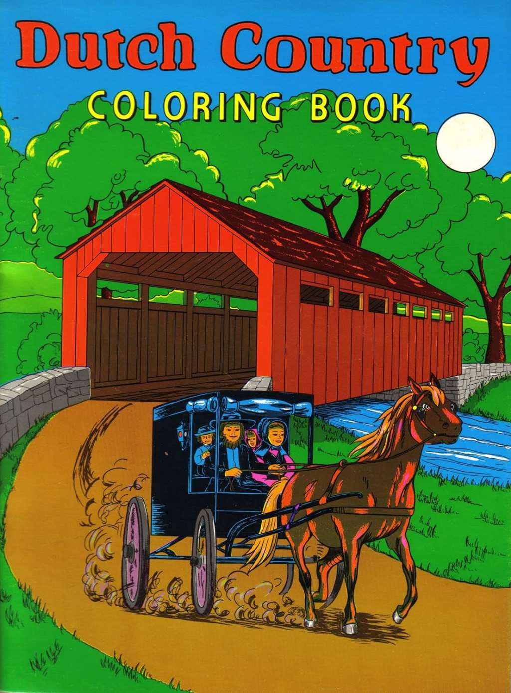 Dutch Country Coloring Book