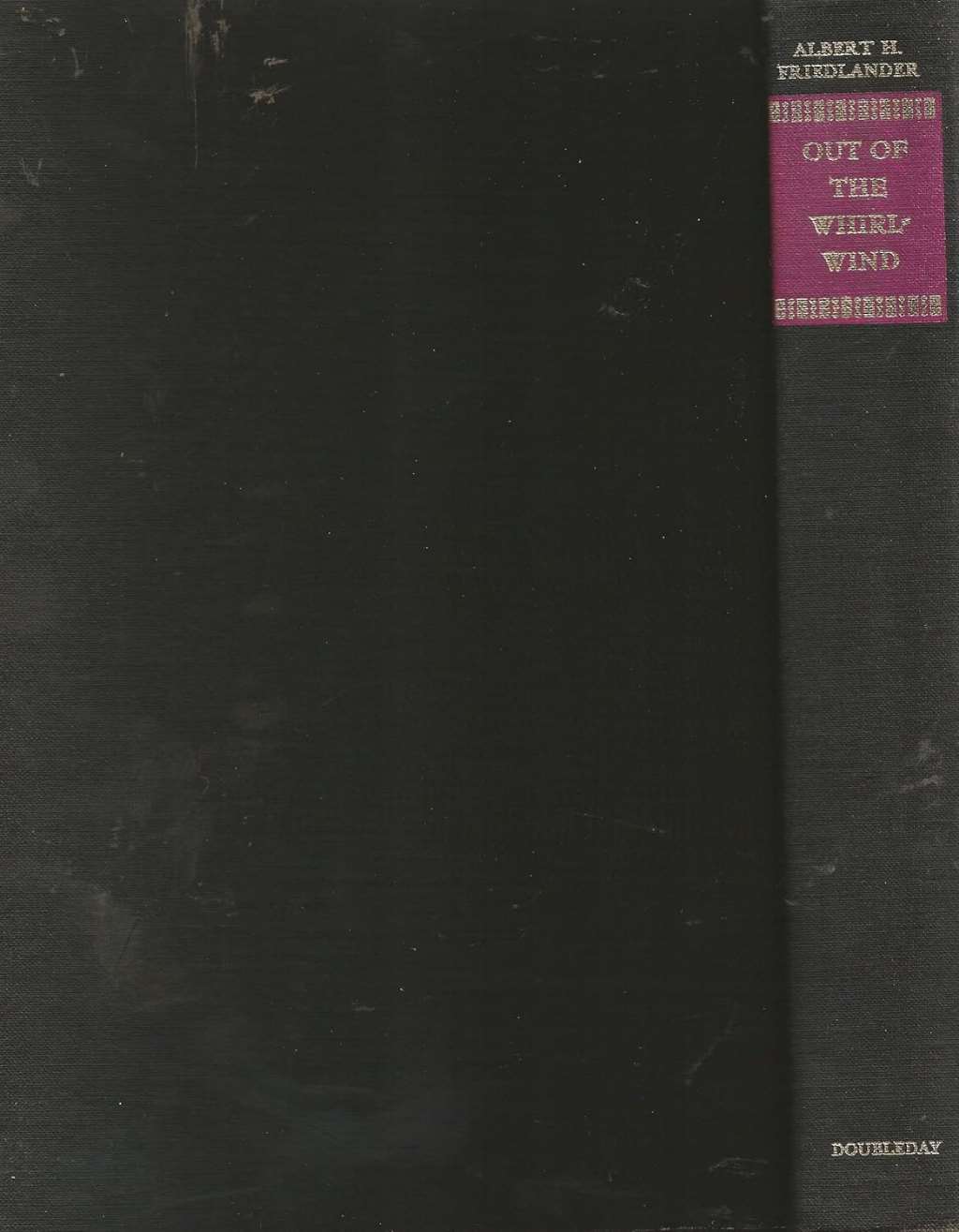 Out of the Whirlwind A Reader of Holocaust Literatire