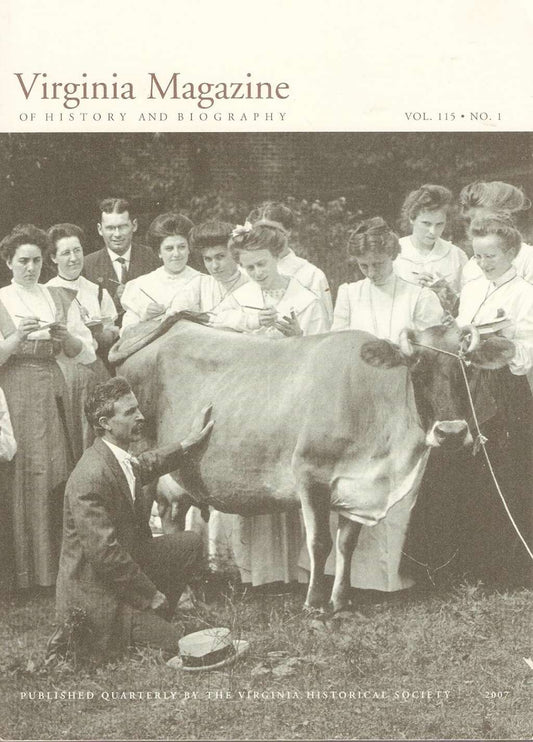Virginia Magazine of History and Biography, Volume 115, No. 1, 2007