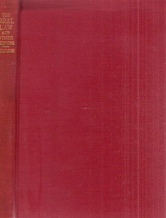 The Oral Law and Other Sermons of Reverend M. Hyamson, B.A.