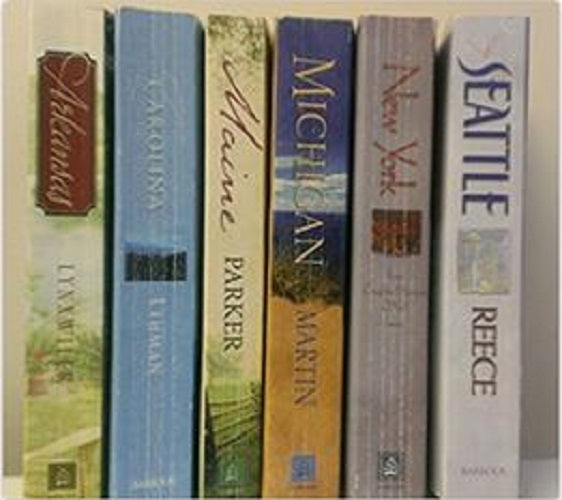 6 Volumes of Barbour Storie Novels: Arkansas, Carolina, Maine, Michigan, New York, & Seattle