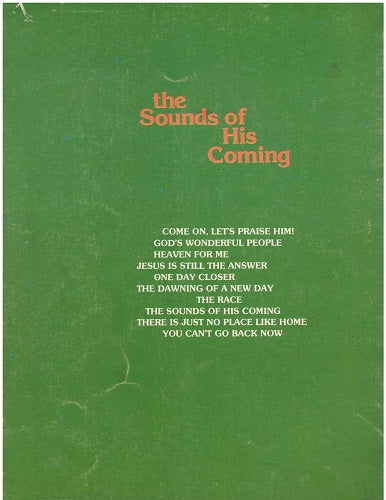 Lanny Wolfe - The Sounds of His Coming - Songbook (from Heartwarming Record R3301)
